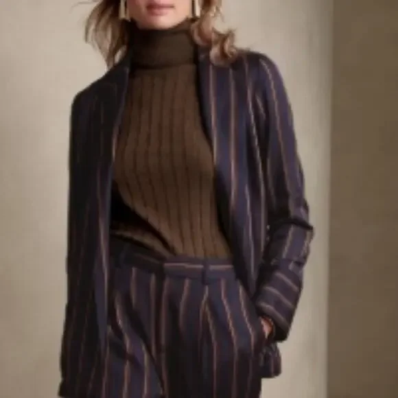 Banana Republic Spencer Multi-Stripe Suit Jacket – Size S – NWT - Picture 2 of 3